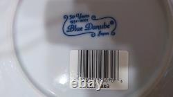 Vintage 50 Years 1951-2001 Blue Onion 20 Pc Dinner Set, Blue Danube Japan Mint