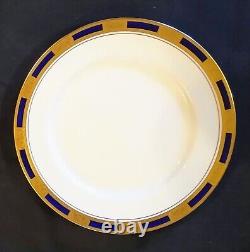 Vintage AYNSLEY EMPRESS COBALT Bone China 10.5 Dinner Plate