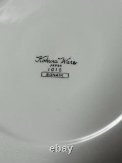 Vintage Bonaire dishes By Kokura Set of 14 Decorative Blue Flowers