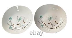 Vintage Bonaire dishes By Kokura Set of 14 Decorative Blue Flowers