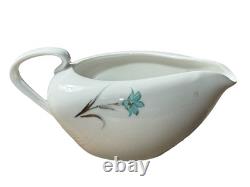 Vintage Bonaire dishes By Kokura Set of 14 Decorative Blue Flowers