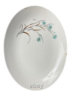 Vintage Bonaire dishes By Kokura Set of 14 Decorative Blue Flowers