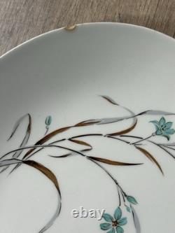 Vintage Bonaire dishes By Kokura Set of 14 Decorative Blue Flowers