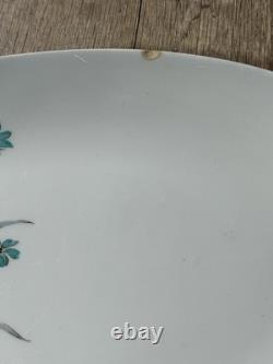 Vintage Bonaire dishes By Kokura Set of 14 Decorative Blue Flowers