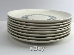 Vintage Canonsburg TEMPORAMA Dinner Plates 10 (Set of 8) MCM Atomic Starburst