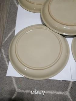 Vintage Celebrity Blue Medallion Plate Set Of 5 1970s Stoneware Cobalt