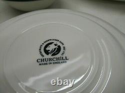 Vintage Churchill England Willow Dinner set side plate/bowl/ Dinner plate joblot