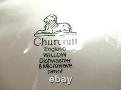 Vintage Churchill England Willow Dinner set side plate/bowl/ Dinner plate joblot