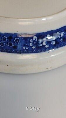 Vintage Copeland Spode Blue Tower Hot Water Dinner Plate No Cork 10.25 x 1.75'