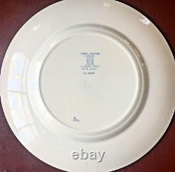 Vintage Copeland Spode Mansard Elaine Blue Dinner Plates 10 5/8 Service for 12