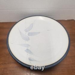 Vintage Denby Langley Spirit Blue Dinner Plate Set Of 4 England Retired Pattern