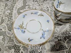 Vintage Haviland Montmery Forget Me Not Porcelain Dinnerware set 40pcs