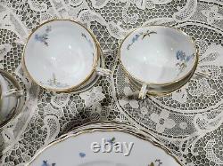 Vintage Haviland Montmery Forget Me Not Porcelain Dinnerware set 40pcs