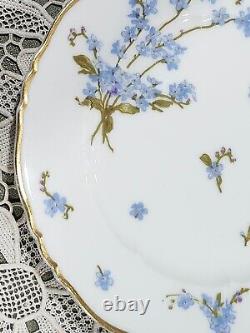 Vintage Haviland Montmery Forget Me Not Porcelain Dinnerware set 40pcs