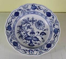 Vintage Meissen Blue Onion Soup Plate