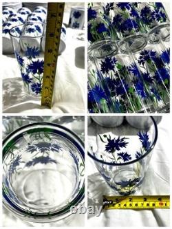 Vintage Melamine Cole & Mason Blue Cornflower England Dinnerware 90 Pieces