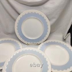 Vintage Rare Lot Of 6 Pcs Wedgwood Corinthian Blue Dinner plates 11