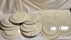 Vintage Royal China Currier And Ives Lot Of (13) 12.25 Chop Dinner Plates
