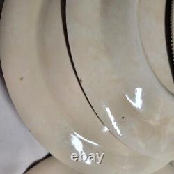 Vintage Royal China Currier And Ives Lot Of (13) 12.25 Chop Dinner Plates