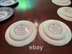 Vintagespode The Blue Room Collection Twelve Victorian Series Dinner Plates#356