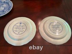 Vintagespode The Blue Room Collection Twelve Victorian Series Dinner Plates#356