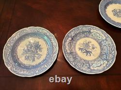 Vintagespode The Blue Room Collection Twelve Victorian Series Dinner Plates#356