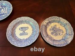 Vintagespode The Blue Room Collection Twelve Victorian Series Dinner Plates#356
