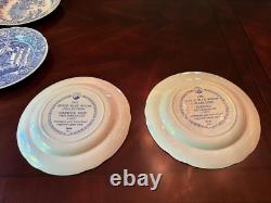 Vintagespode The Blue Room Collection Twelve Victorian Series Dinner Plates#356