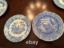 Vintagespode The Blue Room Collection Twelve Victorian Series Dinner Plates#356