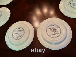 Vintagespode The Blue Room Collection Twelve Victorian Series Dinner Plates#356