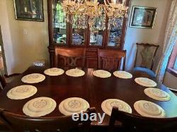 Vintagespode The Blue Room Collection Twelve Victorian Series Dinner Plates#356