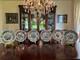 Vintagethe Spode Blue Room Collection Regency Series, Six Plates Set #306