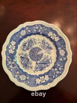 Vintagethe Spode Blue Room Collection Regency Series, Six Plates Set #306