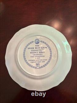 Vintagethe Spode Blue Room Collection Regency Series, Six Plates Set #306
