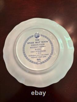 Vintagethe Spode Blue Room Collection Regency Series, Six Plates Set #306