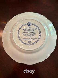 Vintagethe Spode Blue Room Collection Regency Series, Six Plates Set #306
