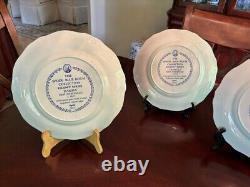 Vintagethe Spode Blue Room Collection Regency Series, Six Plates Set #306