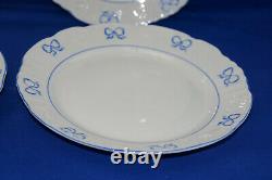 Vista Alegre Ruban Blue (4) Dinner Plates, 10 1/4