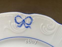 Vista Alegre Ruban Blue Dinner Plate 10 3/8 Excellent