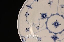 Vtg Bing & Grondahl #325 Porcelain Traditional Blue Lace 10 Dinner Plate x6 Set