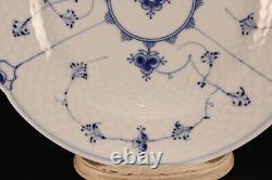 Vtg Bing & Grondahl #325 Porcelain Traditional Blue Lace 10 Dinner Plate x6 Set