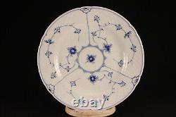 Vtg Bing & Grondahl #325 Porcelain Traditional Blue Lace 10 Dinner Plate x6 Set