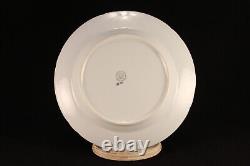 Vtg Bing & Grondahl #325 Porcelain Traditional Blue Lace 10 Dinner Plate x6 Set