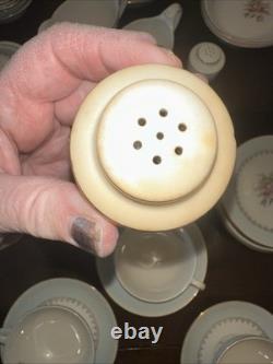 Vtg. Homer Laughlin Eggshell Georgian 62 Piece Service Great Cond. Some flaws