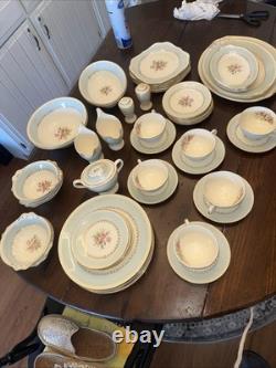 Vtg. Homer Laughlin Eggshell Georgian 62 Piece Service Great Cond. Some flaws