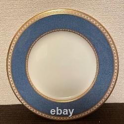 WEDGWOOD #31 Uelander Powder Blue Dinner Plate 22.5cm