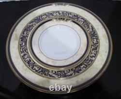 WEDGWOOD CORNUCOPIA BONE CHINA DINNERWARE 5-PLACE SETTING SERVICE for 8 SET- 40