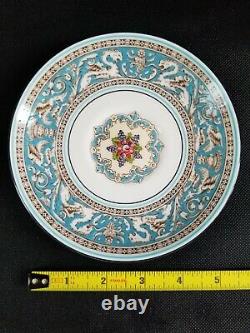 WEDGWOOD Florentine Turquoise Blue W2714 TEA CUP & SAUCER Dragons/Griffins