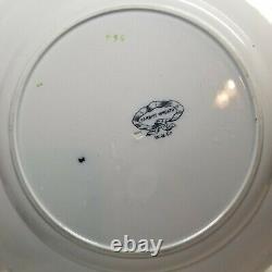 W & Co Whittaker Cardiff Wreath Dinner Plates Antique Porcelain Hand Painted