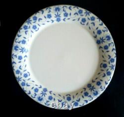 Waechtersbach Blue and White flowers Dinner Plates Germany set 8 10
